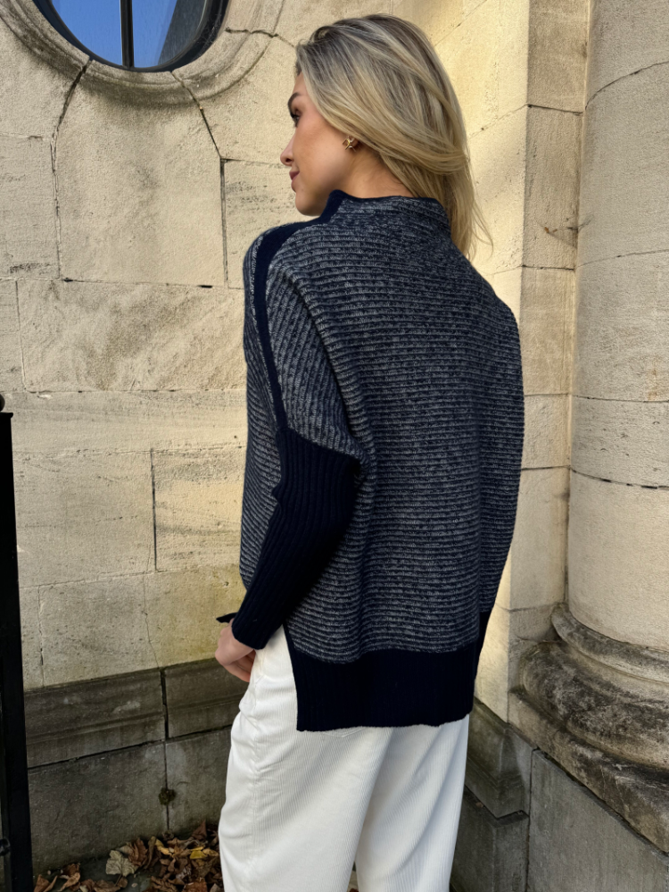  NAVY/CREAM